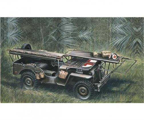 ITALERI 1:35 1/4 Ton 4x4 US Krankenwagen / 510000326