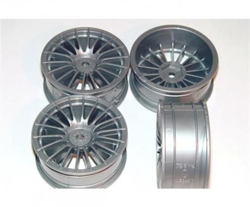 TAMIYA 1:10 Felgen (4) 18-Speichen grau 24mm / 300051046