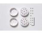 TAMIYA 1:14 Truckfelgen 22mm (2) hi./weiss 12mm / 300056542