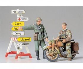 TAMIYA 1:35 Diorama-Set Motorrad m.Wegwei.(2) / 300035241