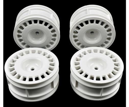 TAMIYA 1:10 Rallye Dish Felgen weiss(4) 26mm/+2 / 300051021