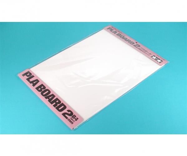 TAMIYA Kst-Platte 2,0mm (2) weiß 257x364mm / 300070146