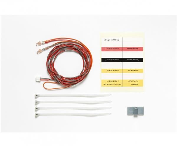 TAMIYA MFC-LED Rot Ø3mm (1) 2LED L:1100mm / 300056549