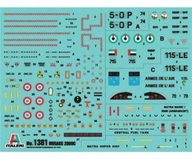 ITALERI 1:72 MIRAGE 2000C / 510001381