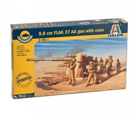 ITALERI 1:72 Fliegerabwehrkanone 37 AA, 8,8cm / 510007512
