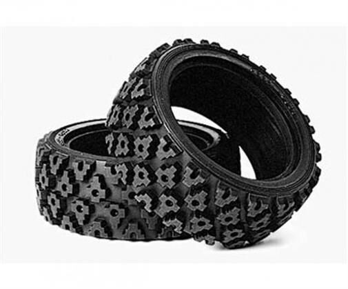 TAMIYA 26mm Reifen (2) Rally Block BK / 300050476