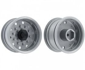 CARSON 1:14 Aufliegerfelge Breitreif.Silber (2) / 500907026