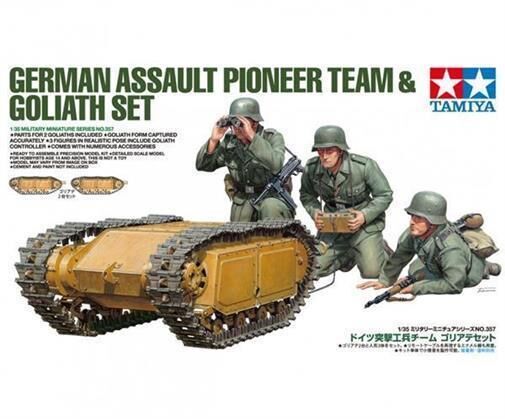 TAMIYA 1:35 Dt. Pioniere & Goliath-Set (3+2) / 300035357