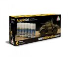 ITALERI Acryl Set WWII Military Allied Army / 510000440