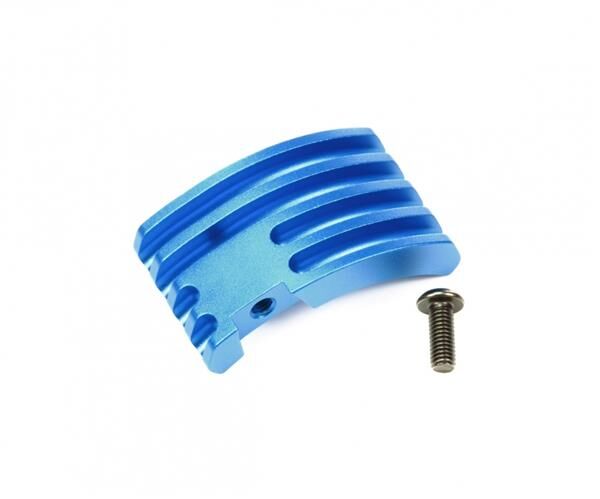 TAMIYA M-07C Alu Motor-Kühlkörper Blau elox. / 300054759