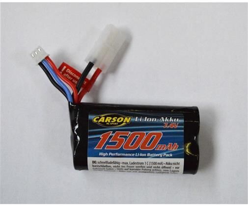 CARSON Li-Ion Ersatzakku FE-Linie RC Cars 7,4V 1500mAh / 500608199