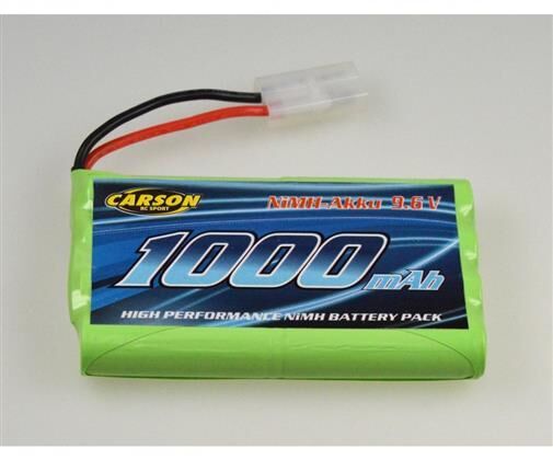 CARSON Ersatzakku NIMH 9,6V 1000MAH Tam.Stecker / 500608215