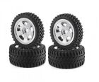 CARSON 1:10 Reif.-/Felgen Set All Terrain Chr. / 500900028