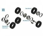 ITALERI 1:24 Reifen-/Felgen-Set Euro (7+7) / 510003909