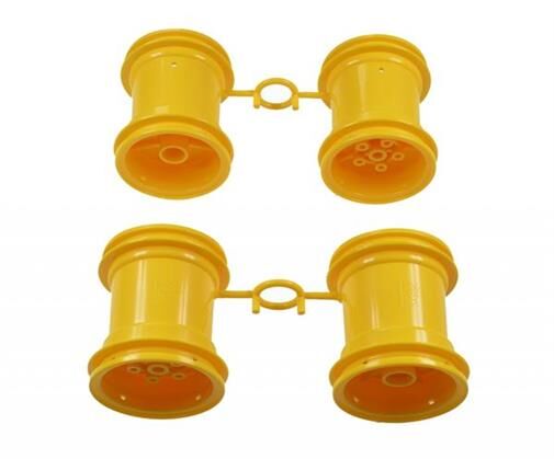 TAMIYA Felgen-Satz Lunch Box gelb (2+2) / 309335036