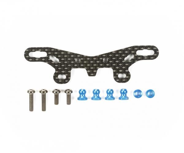 TAMIYA TT-02S Dämpferbrücke Vorn Carbon / 300054632