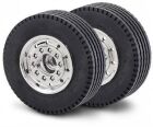 CARSON 1:14 Truck Vorderachsfelge br. chrom (2) / 500907061