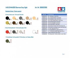 TAMIYA 1:48 US M4A3E8 Sherman Easy Eight / 300032595