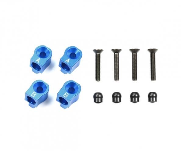 TAMIYA M-07C Alu Querlenkerhalter hi./+0,5 blau / 300054787