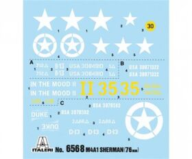 ITALERI 1:35 M4A1 Sherman with U.S. Infantry / 510006568