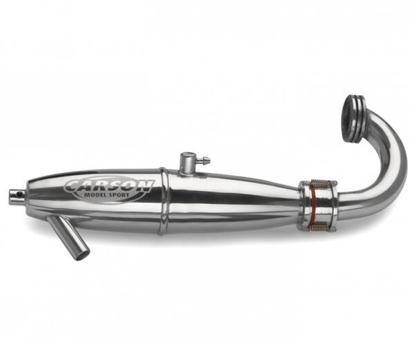 CARSON 1:8 Power Pipe Set chrome / 500905071