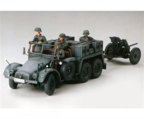 TAMIYA 1:35 Dt. Krupp Protze m. 37mm PAK (4) / 300035259