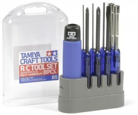 TAMIYA RC-Werkzeugset 8tlg. Blau / 300074085