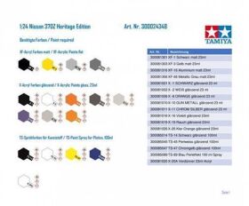 TAMIYA 1:24 Nissan 370Z Heritage Edition / 300024348