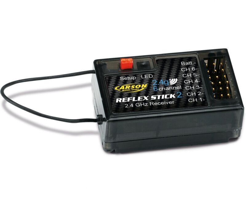 Carson Empfänger REFLEX Stick II 6 Kanal 2.4G / 500501537