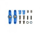 TAMIYA TT-02 Alu Lenkhebel-Set Blau eloxiert / 300054574