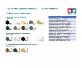 TAMIYA 1:35 Dt. 38t Jagdpanzer Hetzer (1) / 300035285