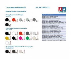 TAMIYA 1:12 Kawasaki NINJA H2R / 300014131