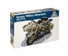 ITALERI 1:9 Deut.Militärmotorrad mit Seitenwagen / 510007403