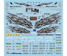 ITALERI 1:24 Scania R730 V8 Black Amber / 510003897