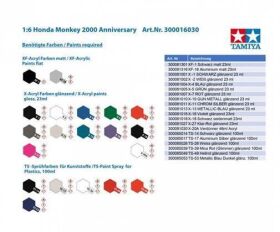 TAMIYA 1:6 Honda Monkey 2000 Anniversary / 300016030