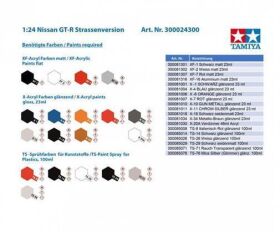 TAMIYA 1:24 Nissan GT-R Strassenversion / 300024300
