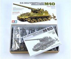 TAMIYA 1:35 US M40 155mm Haubitze (8) / 300035351