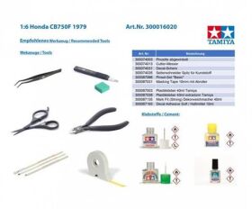 TAMIYA Plastikbausatz 1:6 Honda CB750F 1979 / 300016020