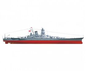 TAMIYA Plastikbausatz 1:350 Musashi 2013 Jap. Schlachtschiff / 300078031