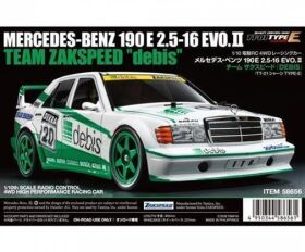 TAMIYA 1:10 RC MB 190E debis Zakspeed TT-01E / 300058656