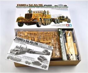 TAMIYA Modellbausatz 1:35 Dt. SdKfz.9 Famo m.Tieflader...