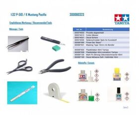 TAMIYA Plastikbausatz 1:32 P-51D / K Mustang Pacific / 300060323