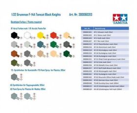 TAMIYA Plastikmodell Bausatz 1:32 Grumman F-14A Tomcat Black Knights / 300060313