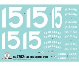 ITALERI 1:12 FIAT 806 Grand Prix / 510004702