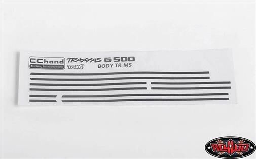 RC4WD Steel Body Trim for Traxxas TRX-4 Mercedes-Benz G-500 / RC4VVVC0797