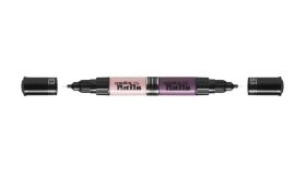 Amewi Creative Nails Lackstift 2er blass Violettrot+dark...