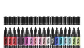 Amewi Creative Nails Lackstift  2er Purpurviolett+leuchtendes Rosa / 303008