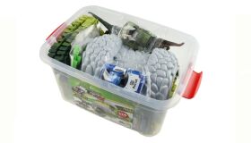Amewi Magic Traxx Dino-Park mit Tunnel 374-teilig,Mega Set / 100651