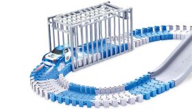 Amewi Magic Traxx Polizei Strecke 139-teilig mit Polizeifahrzeug / 100663