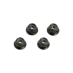 CEN M4 Rebbed Flange Lock Nut (4pcs) / G36403A